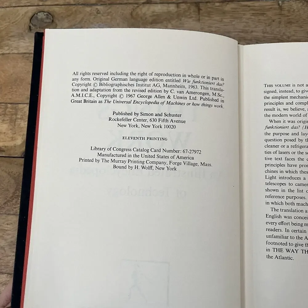 The Way Things Work Volume 1 & 2 Simon & Schuster 1967-1971 Science Technology
